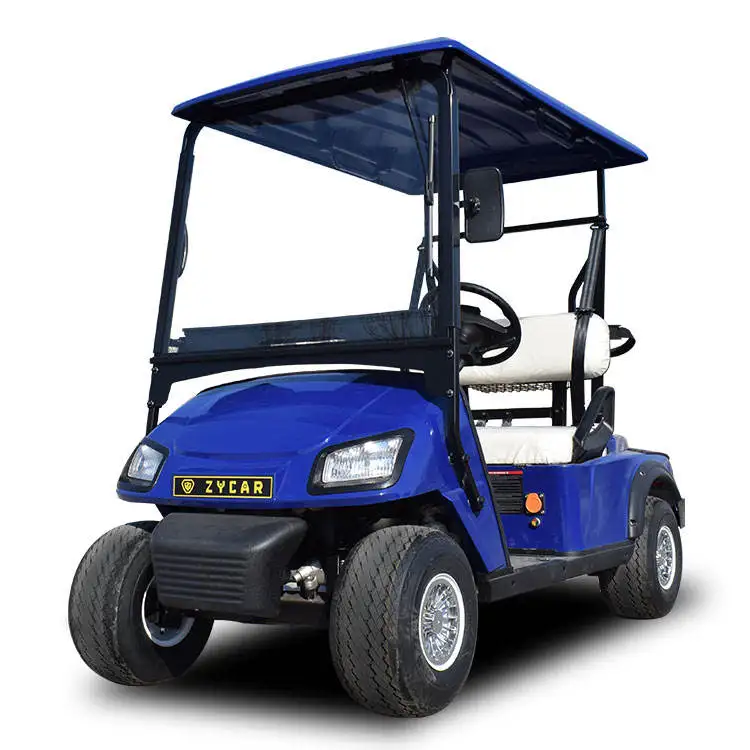 4 Wheel 2 Seat Electric Golf Cart Utility Vehicle for Outdoor Golf Course Community Transportation