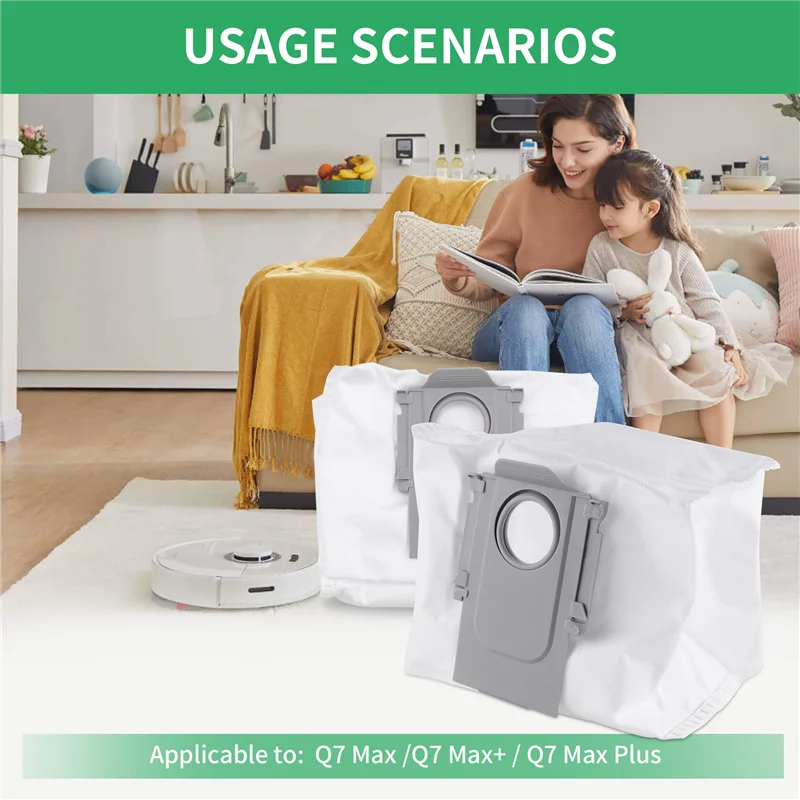 Staubbeutel für Roborock Q7 Max /Q7 Max+ / Q7 Max Plus, für Roborock S7 Maxv Ultra/S7 Pro Ultra Staubsauger