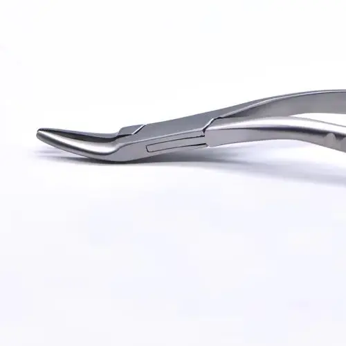 

Dental Residual Root Tweezers Tooth Extraction Forceps Curved Maxillary Mandibular Teeth Universal Pliers Dentist Tools
