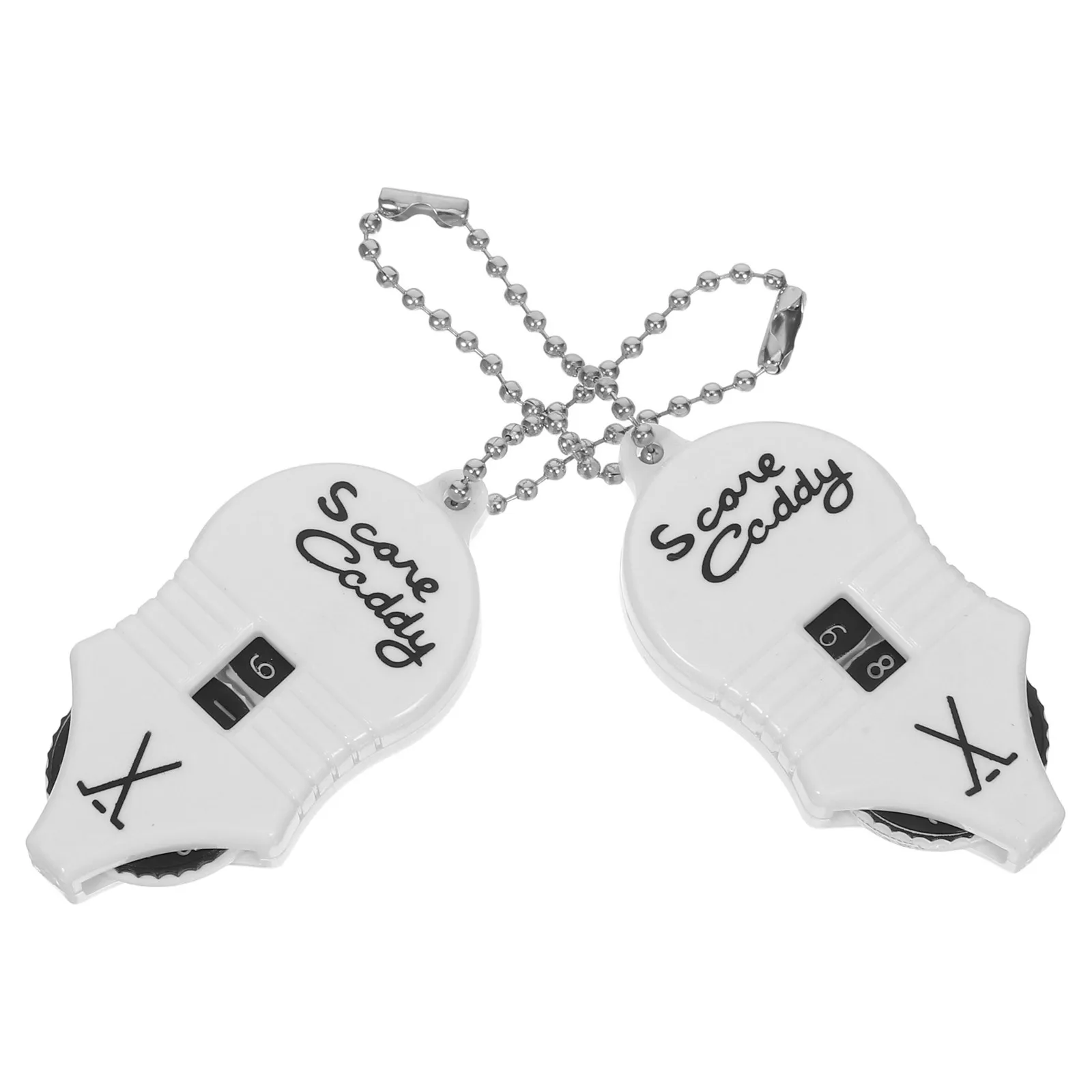 

2Pcs Golf Score Counter Mini Handheld Stroke Tally Device Mouse Gourd Shape Weather Resistant Portable Golfing Tool for Men