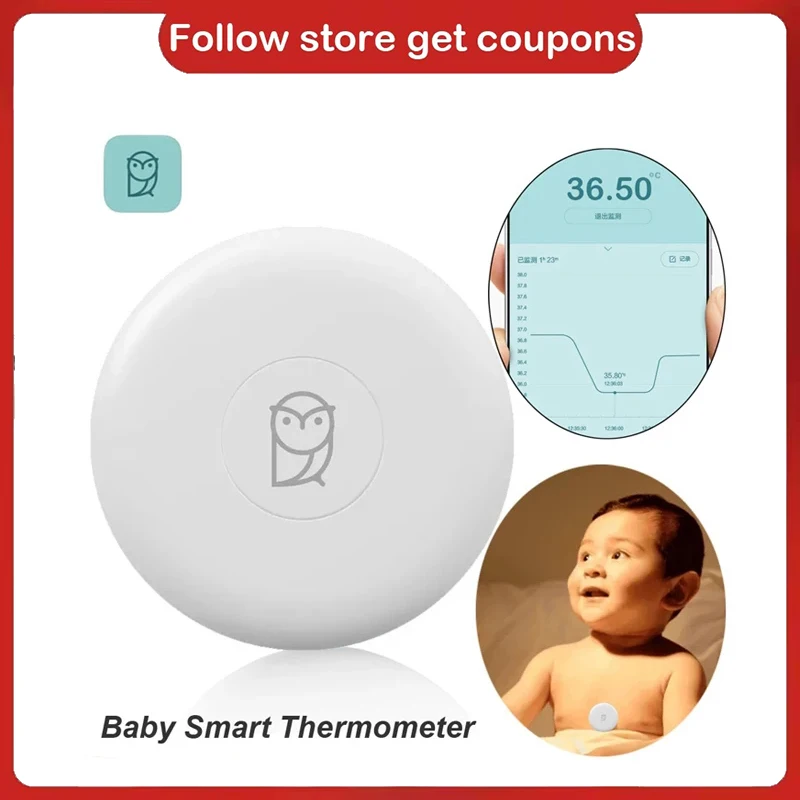Miaomiaoce Digital Baby Smart Thermometer Clinical Thermometer Accurate Measurement Constant Monitor High Temperature Alarm