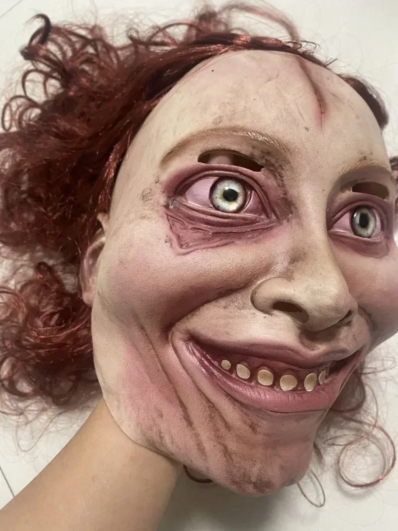 Cosplay Ellie maska martwe zło powstać halloweenowy Horror zabójca maska lateksowa przerażający wystrój domu karnawał impreza maskarada maska