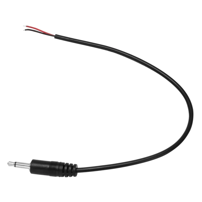 Plugue macho de substituição a14m, 30 peças para fio desencapado, extremidade aberta ts 2 polos mono 1/8 tamanhos 3.5mm, conector jack, reparo de cabo de áudio