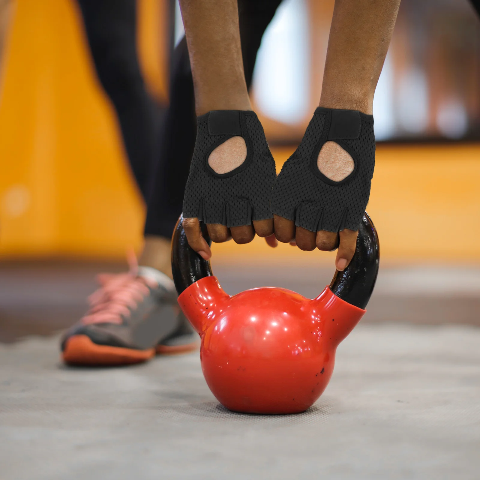 

1Pair Anti-Skid Breathable Half Finger Sports Gloves Gym Cycling Exercise Protective Gloves for Lifting Running