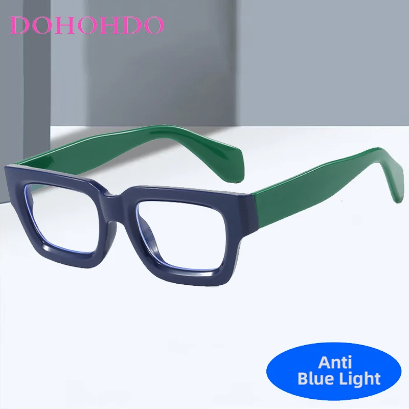 

Retro Small Square Frame Anti-Blue Light Women Men Glasses Classic Brand Designer Computer Office Work Eye Protection Eyewear