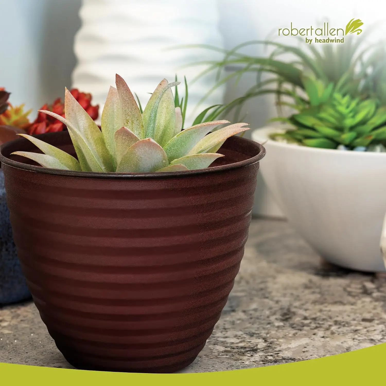 Woodsdale Collection Ironstone Planters for Outdoor Plants 14