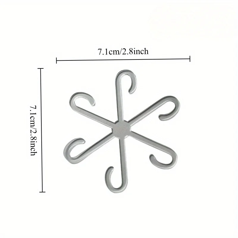 4pcs Adjustable Transparent Plant Support - Clips for Secure & Upright Growth of Garden Flowers & Stems with Green Vine Trellis view 4