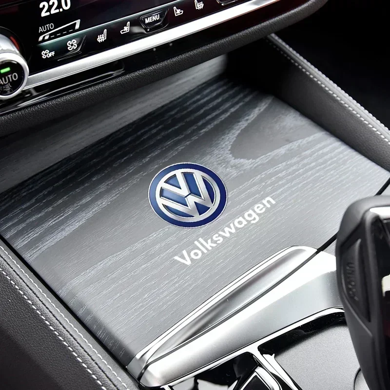 Car Emblem Logo Decorative Stickers Badge Deca lFor Volkswagen VW Golf 4 5 6 7 Jetta Polo Caddy GTI Bora MK7 Beetle Passat b6 view 5