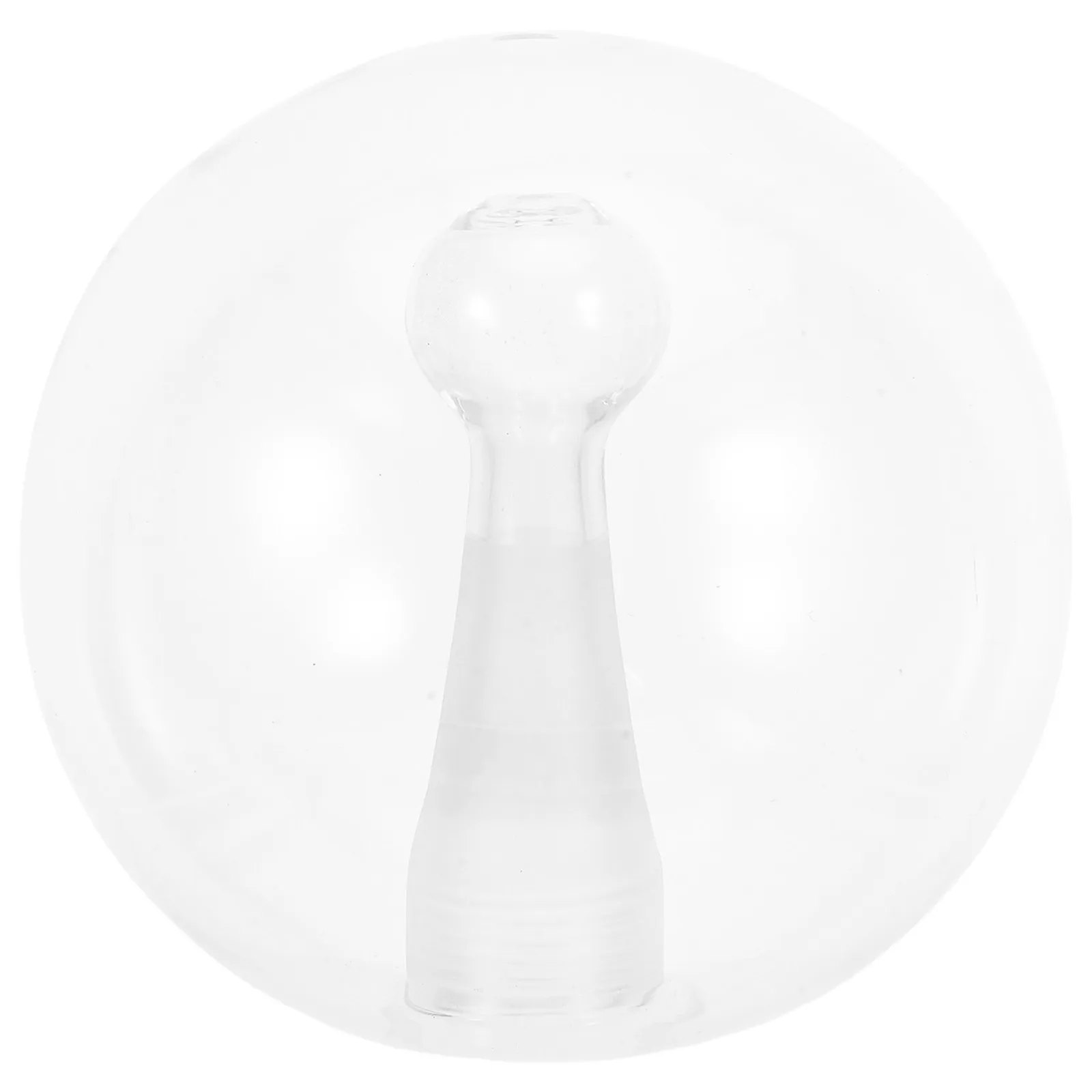 Double Layer Glass Globe Lamp Shade Transparent Spherical Light Cover for Pendant Fixture Living Room Lighting Replacement Glass