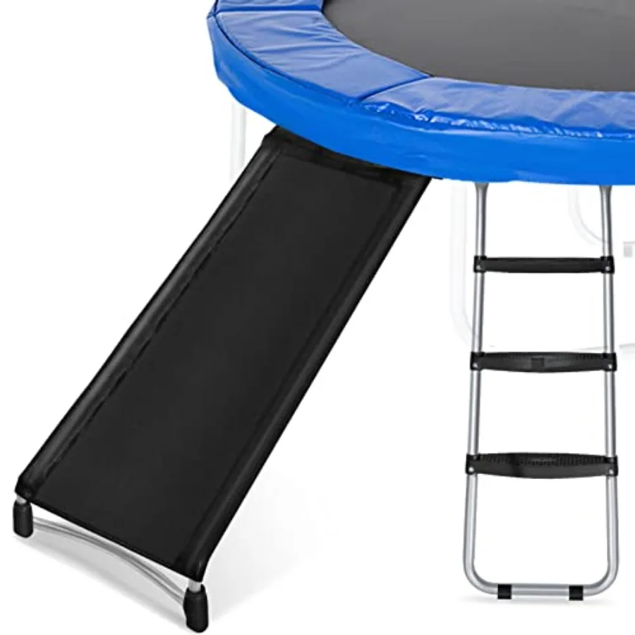

Universal Trampoline Ladder Slide Kit 3 Steps Wide Step Slide Ladder for Trampoline with Slide and Ladder Climbing and Sliding