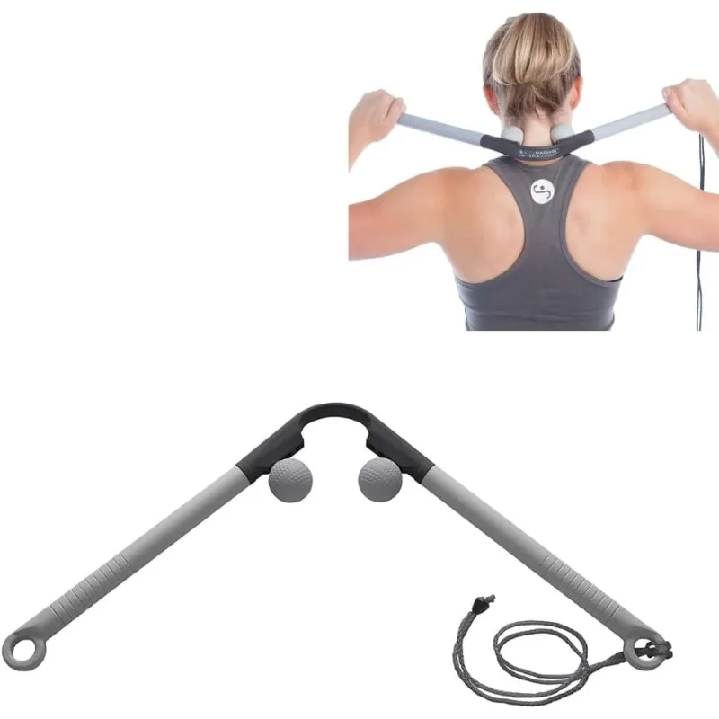 

Body Back AccuMassage - Dual Pressure Point Massage Tool & Massage Hammer - 2 in 1 Design - Shiatsu Neck Massager Tool, Golf Bal
