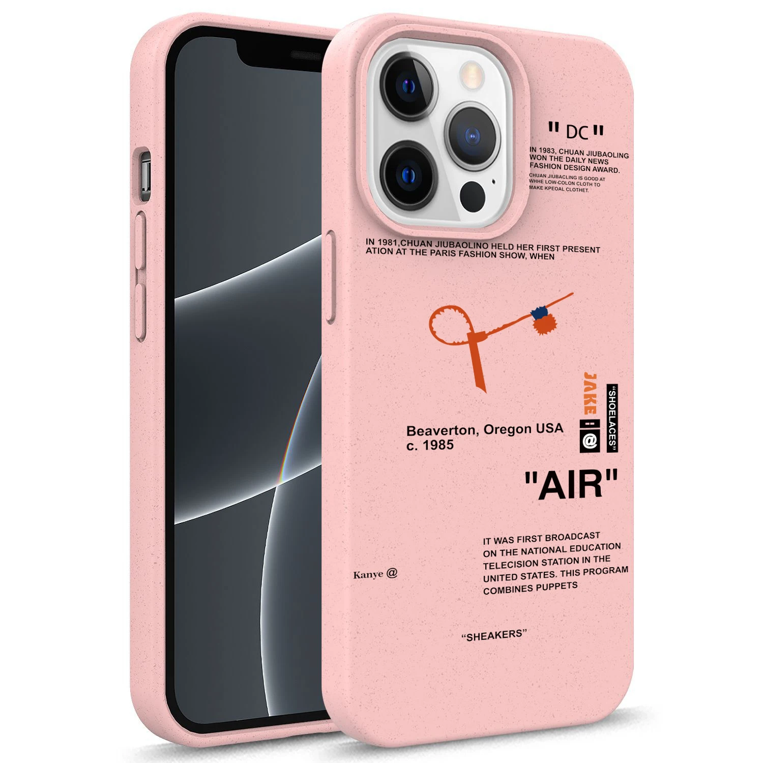 Degrade Silicone Soft Case For Iphone 15 14 13 12 11 Pro Max Mini 7 8 Plus X Xs Xr Max Shoe Laces Phone Cover Anti Drop Funda