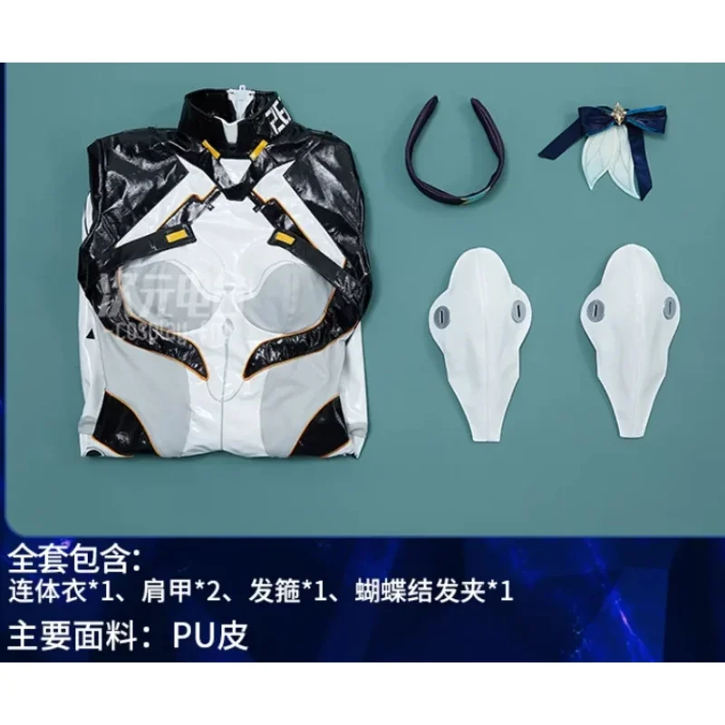 Cos-Mart เกม Honkai: Star Rail Firefly คอสเพลย์เครื่องแต่งกาย Battledress กิจกรรมเล่นบทบาทเสื้อผ้า