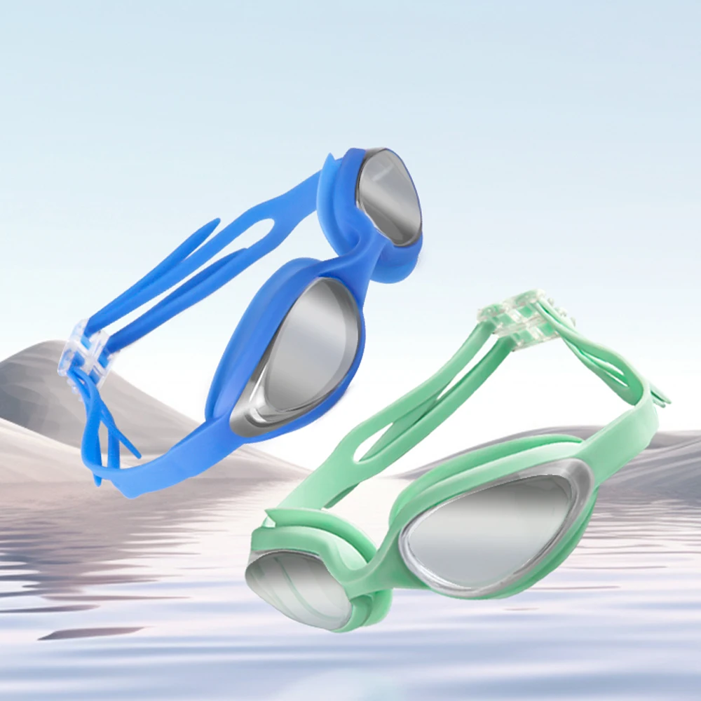 Schwimm brille profession elle Anti-Fog-Tauch brille HD wasserdichte verstellbare Silikon-Schwimm brille Unterwasser-Tauch brille