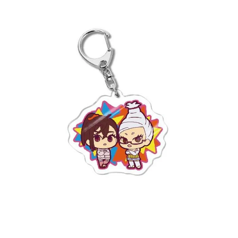 43 Styles Anime Dandadan Keychain Goichi Oda Airo Shiratori Momo Ayase Printing Bag Pendant Key Chain For Friends Christmas Gift