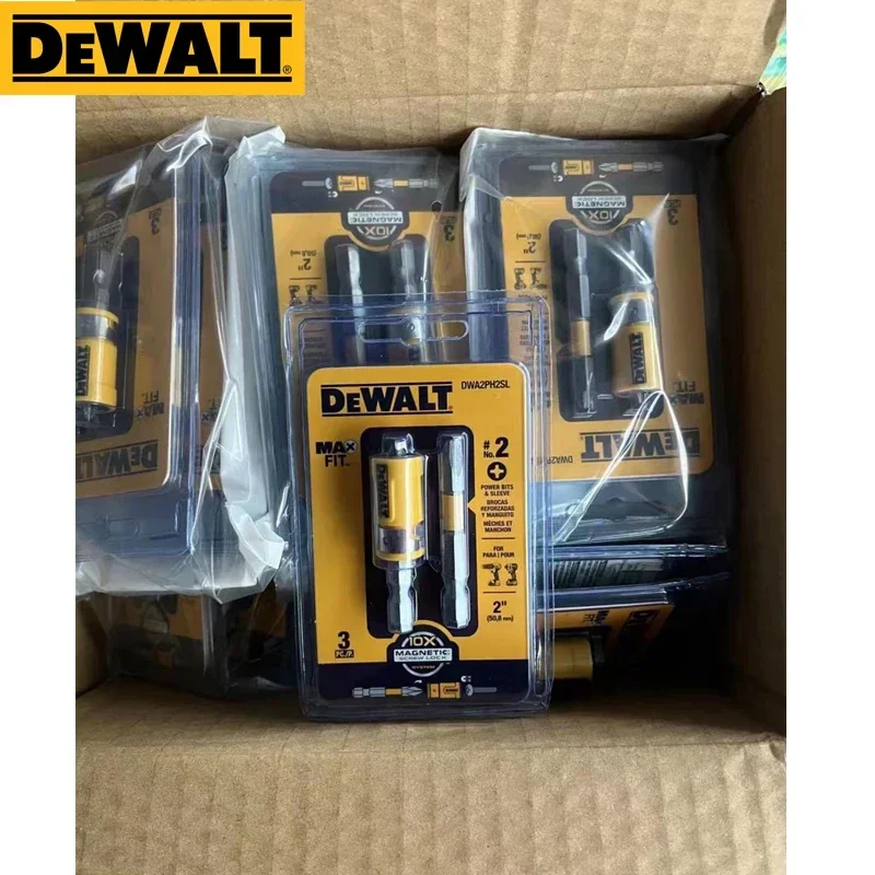 DEWALT DWA2PH2SL Phillips Magnetic Bits Power Tool Sleeve Set Impact Driver Drill Bit Set Pivoting Magnetic Bit Tool Accessories