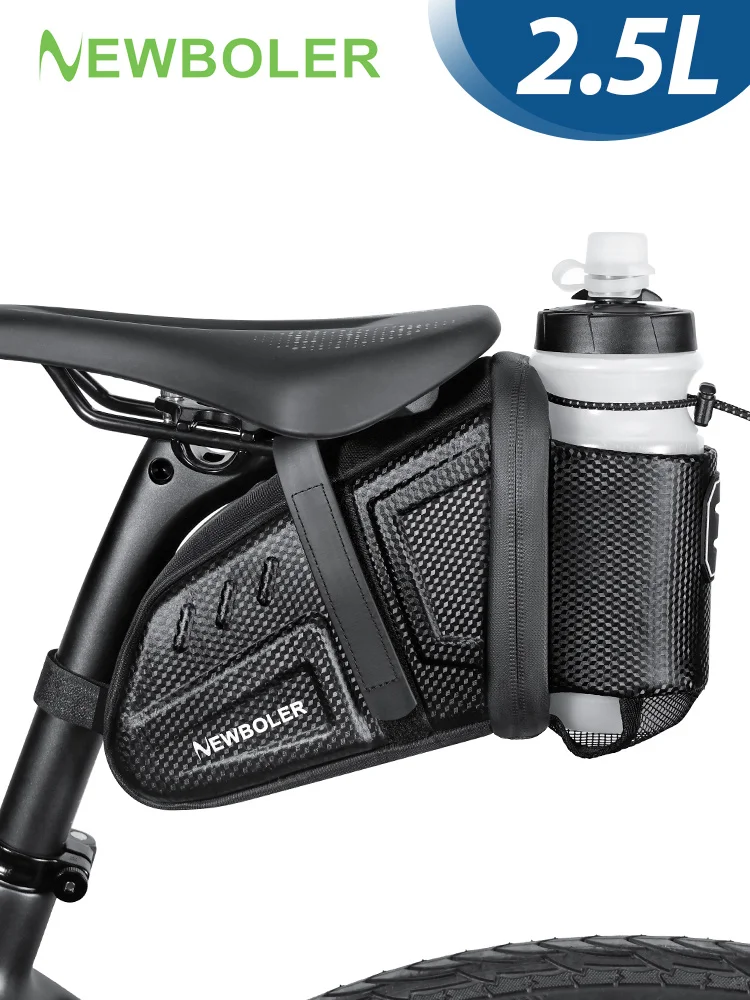 AliExpress NEWBOLER NEW Waterproof Bicycle Saddle Bag MTB Road Bike Saddlebags Bicycle Water bottle bag Tool Holder Bag MTB Accessories
