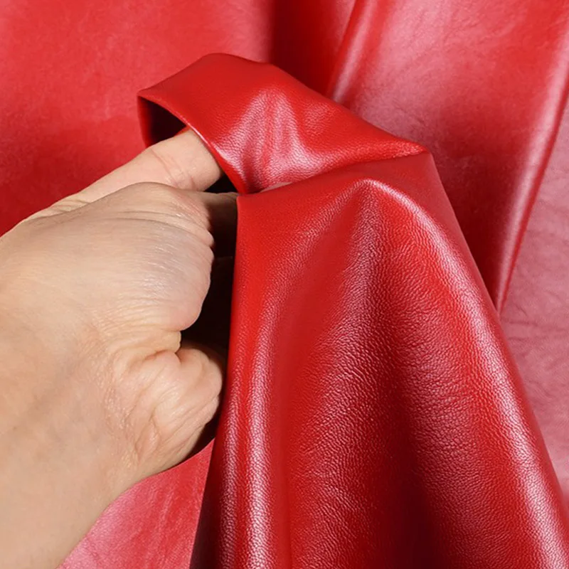 Good 1pcs 69x50cm Matte Soft Faux Pu Leather Waterproof Fabric Micro-stretch Artificial Leather Sewing Material Diy Clothing/Bag