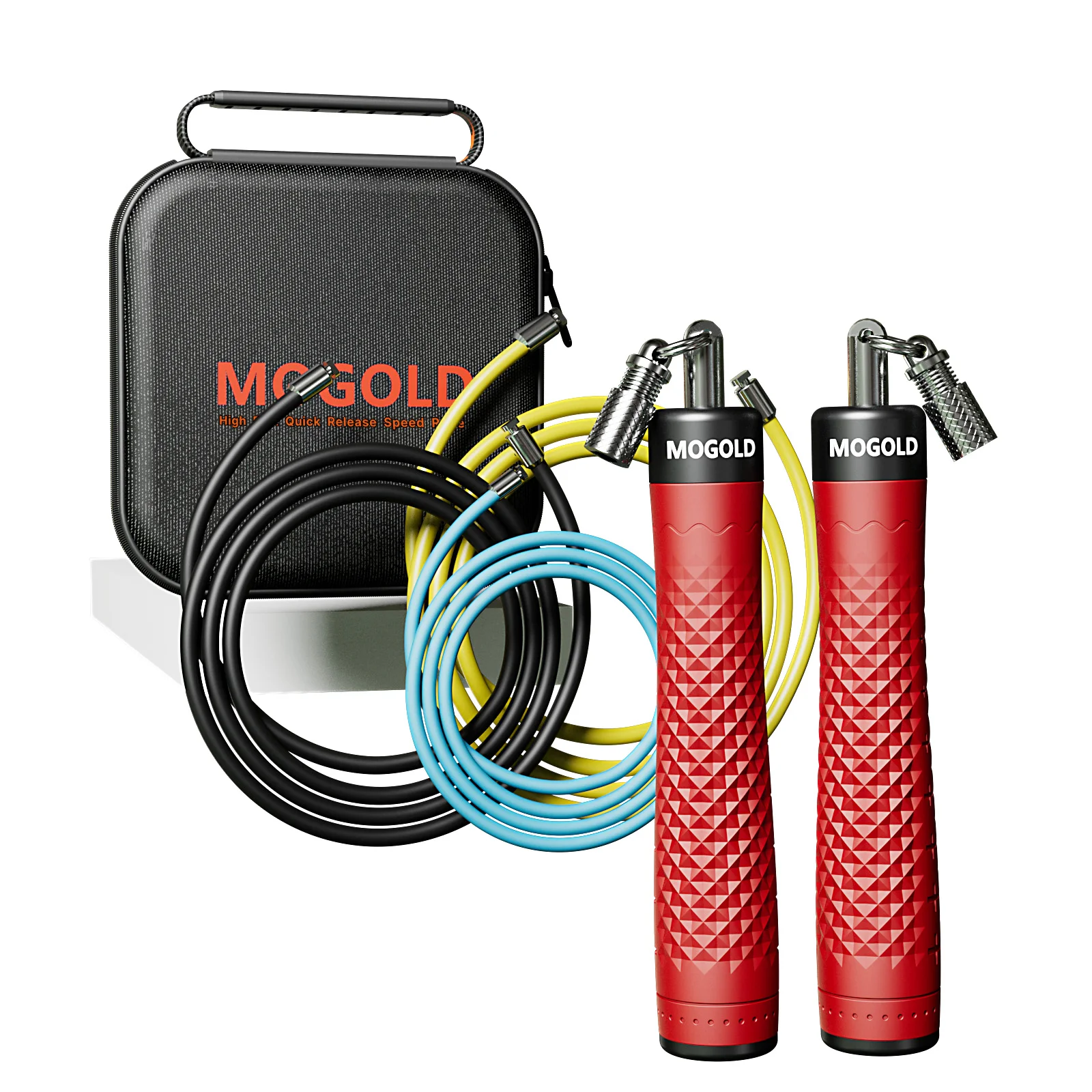 MOGOLD Non-Slip Abrasion-Resistant Handle Jump Rope