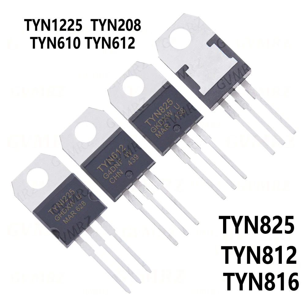 10PCS TO-220 TYN1225 TYN208 TYN610 TYN612 TYN812 TYN816 TYN825 TO-220  transistor