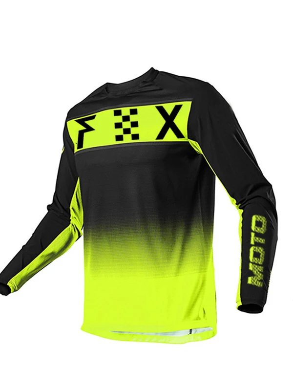 2026 MTB Trikot Herren Radsport-Shirt Bike Motocross Trikot Downhill Trikot Enduro MTB Team Trikot Langarm – Detail 6