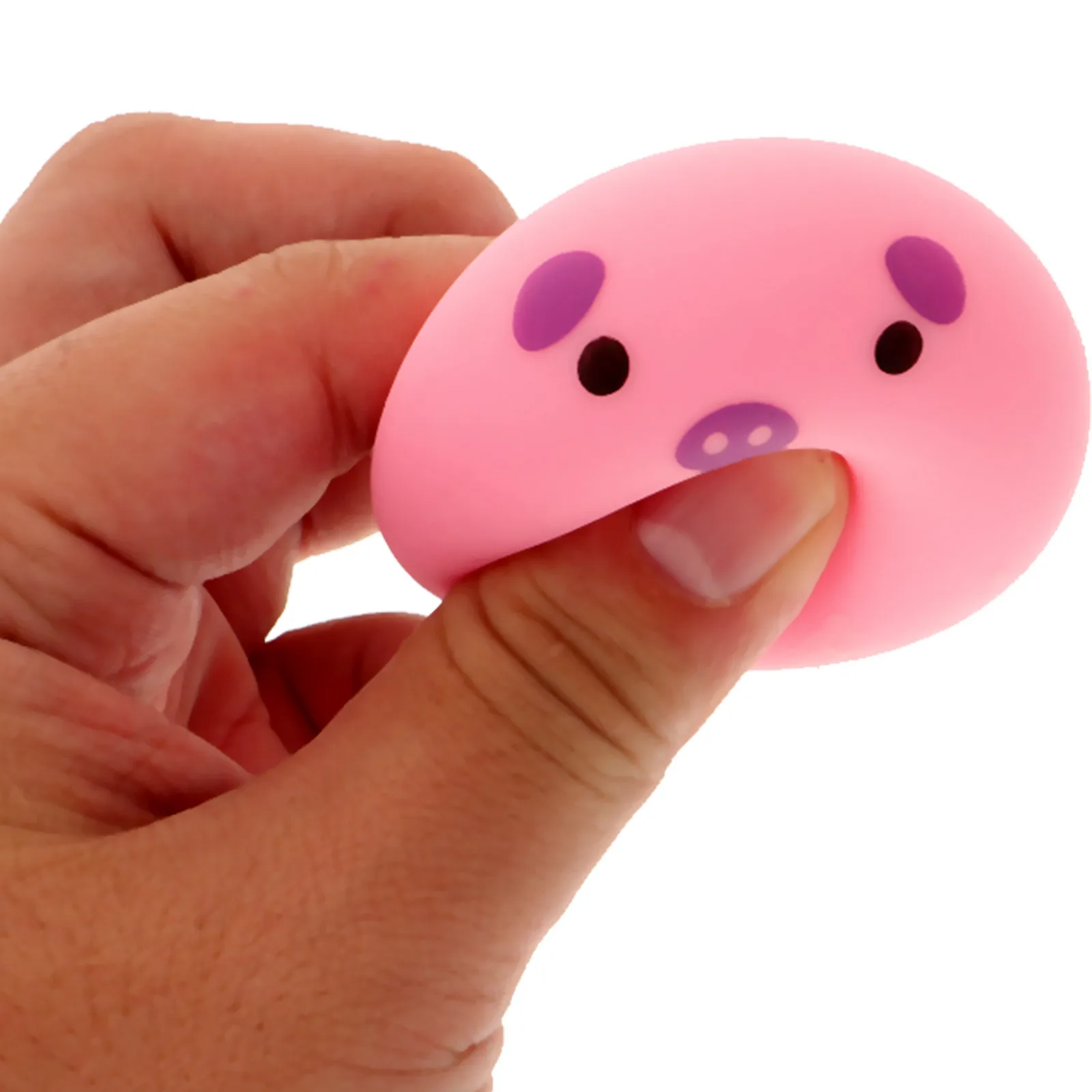 

2 set Squishy Bun Realistic Steamed Bun Squeeze For Stress Relief Decompression Kids Adults Funny Stretchy Food Simulation Gift
