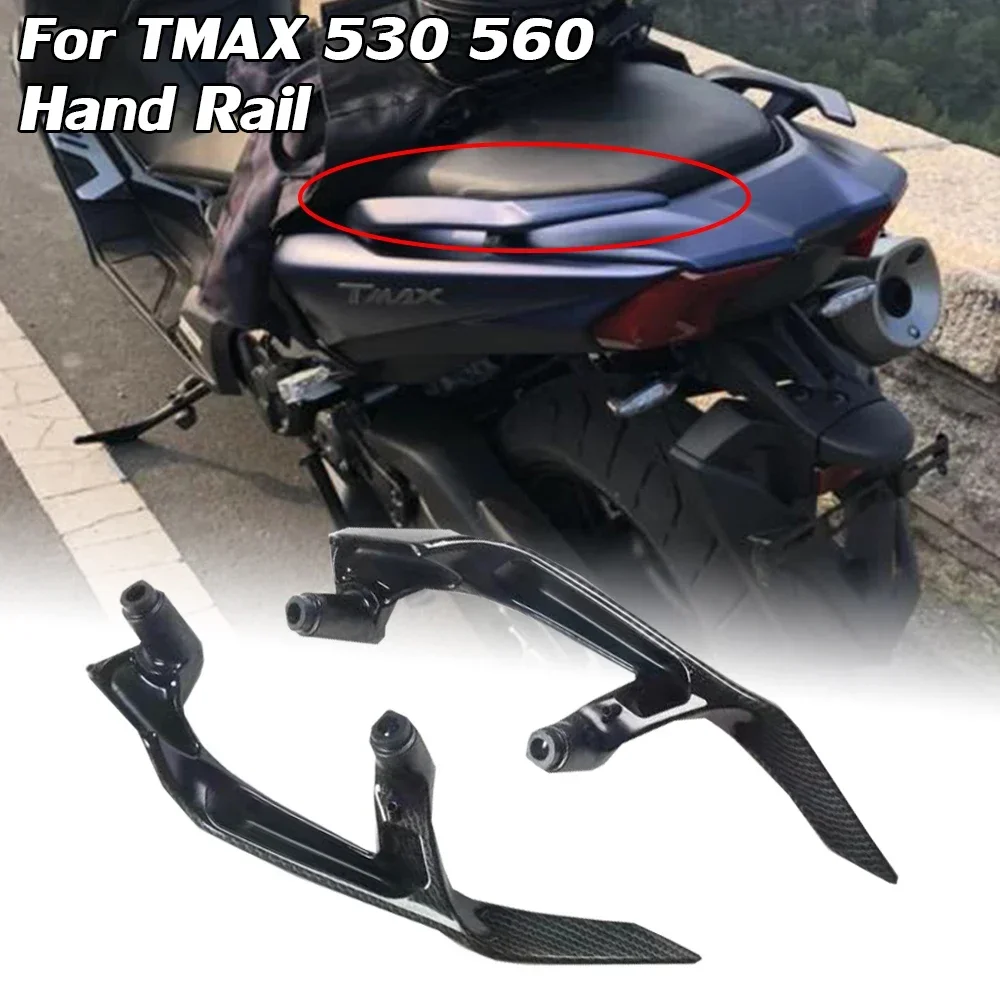 Motorcycle Rear Grab Bar Seat Pillion Hand Rail Handle Armrest For Yamaha Tmax 530 TMAX530 2017-2019 TMAX560 T-MAX 560 2020-2022