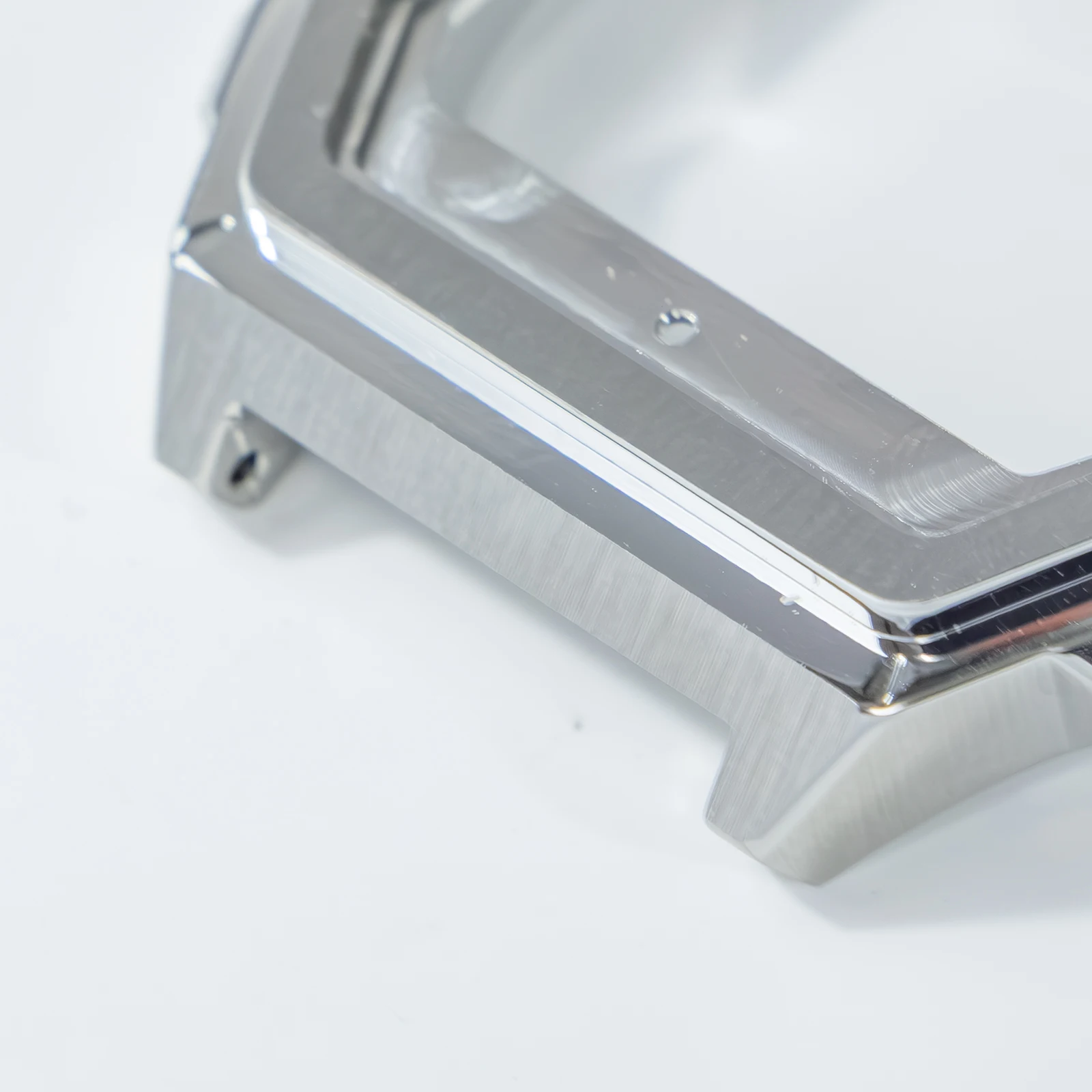 Royale Ultra Mod für CASIO F-91/A158/A159 Uhrengehäuse 316L Edelstahl K1 Mineral Poliert Gebürstetes Mattes Gehäuse Sunray Zifferblatt-Set – Detail 8