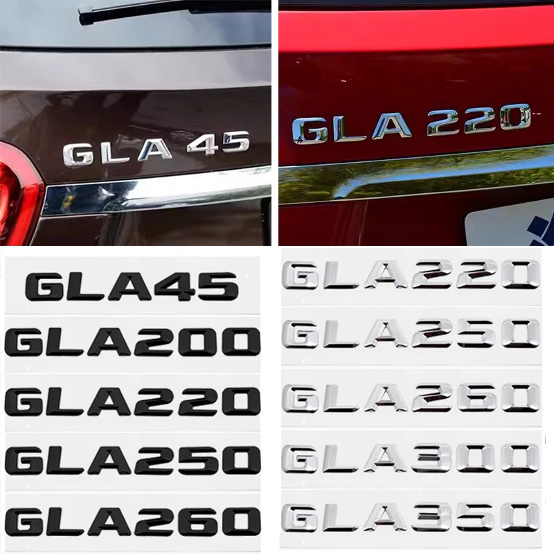Наклейки с номером на багажник Mercedes Benz GLA45 GLA180 GLA200 GLA220 GLA250 GLA260 GLA320