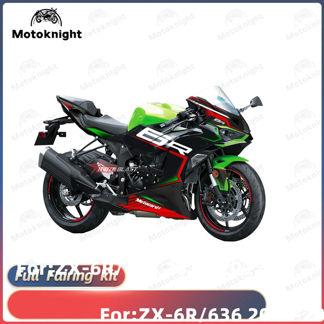 New ABS Motorcycle Fairing Kit Fit For KAWASAKI ZX-6R/636 2019 2020 2021 2022 Custom Fairings Kit Bodywork Shell