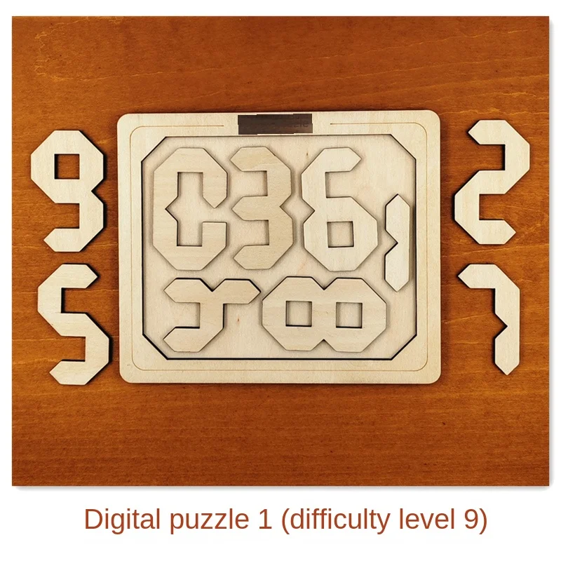 Teka-teki teka-teki alfabet Digital, teka-teki komputasi Puzzle pendidikan siswa, tantangan kecerdasan otak tinggi