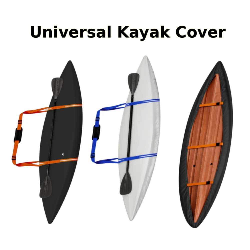 

Professional Universal Kayak Cover Canoe Boat Waterproof UV Resistant Dust Storage Cover Shield Kayak Accessories
