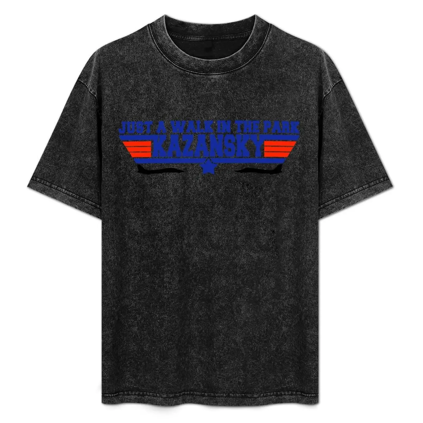 

Just A Walk In The Park Kazansky T-Shirt Lightweight Basic Short Sleeve Shirt