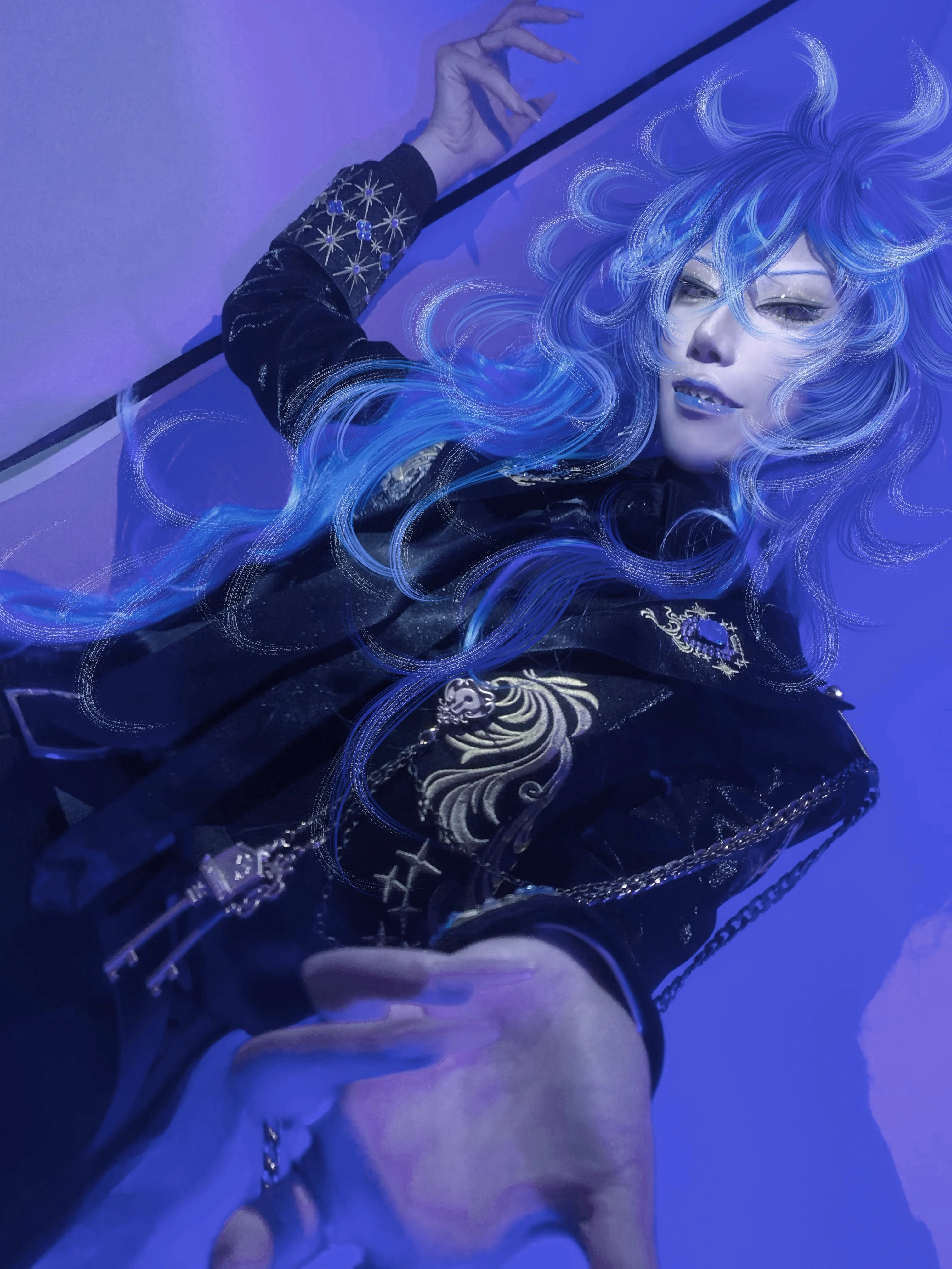 Disfraz de Cosplay de 2025, acertijo/ace/duce/gris, disfraz de Halloween, Navidad, 5. ° aniversario, disfraz de Cosplay retorcido del país de las Maravillas