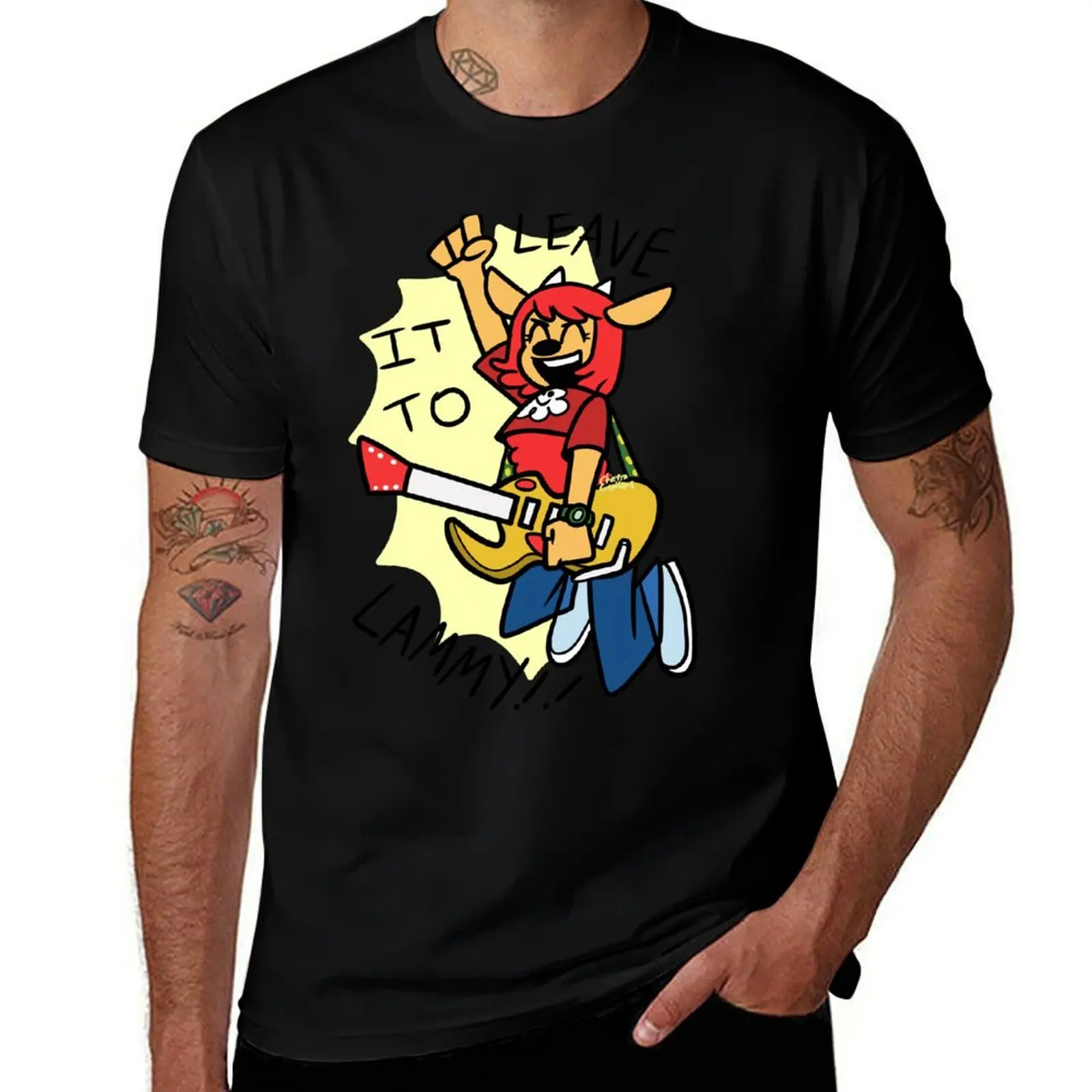 Jammin Lammy T-Shirt anime stuff customs design your own Short sleeve tee funny t shirts men