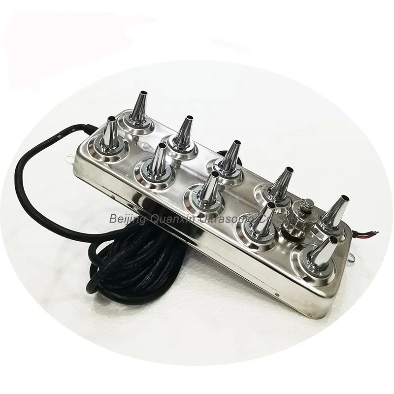 

Увлажнитель воздуха 5500 мл/час 300 Вт с пьезоэлектрическим преобразователем, 10-головочный ультразвуковой распылитель тумана