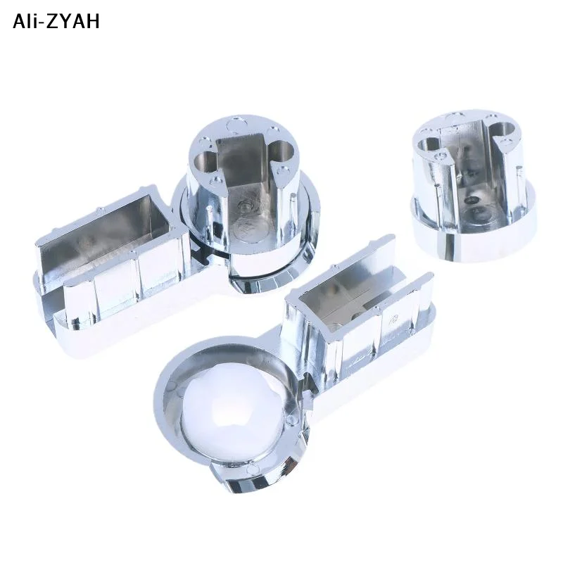 【MA8】Bath Hinge Brackets For 6mm Glass Stability For Shower Screens Robust ABS Material With Chrome Designed