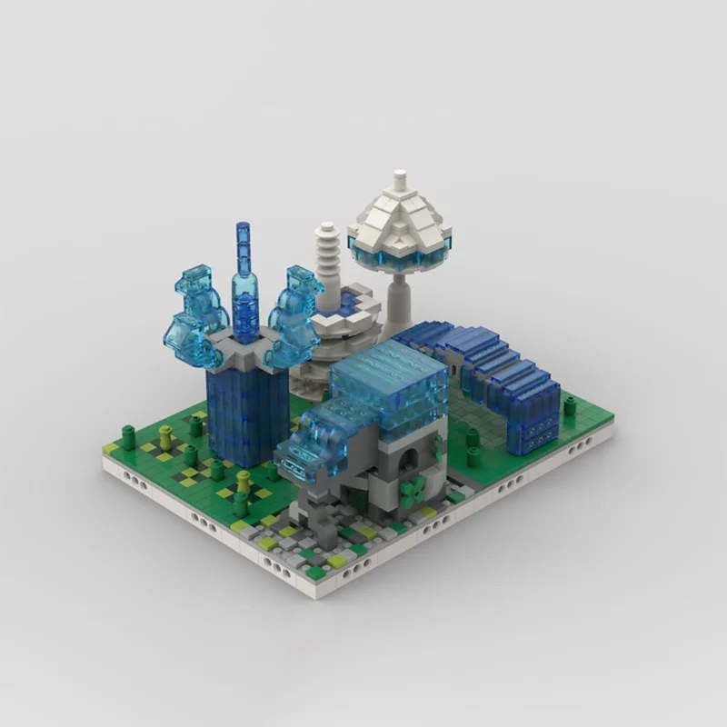 1381pcs MOC Modular City Minied Model Building Blocks Construction Assemble Christmas Gifts DIY Idea Toy Education Brick Kids