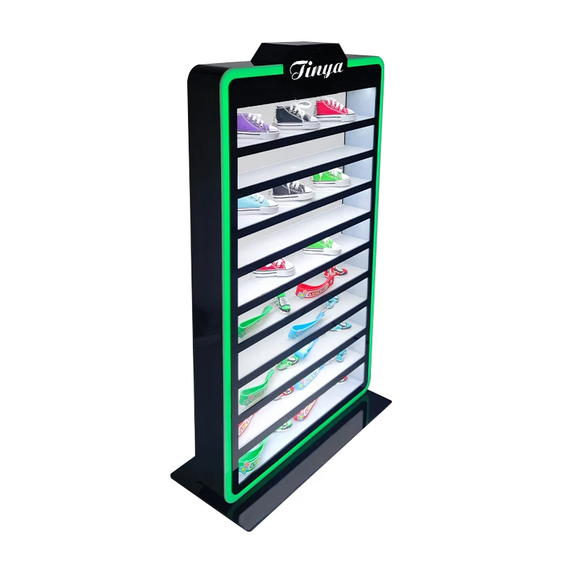 custom.Custom Acrylic Graded Trading Card Keychain Display LED RGB Lighting Display Rack