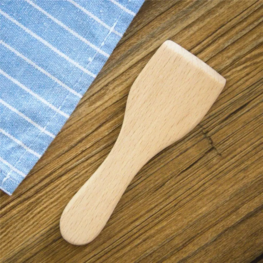5/10pcs Wooden Butter Baking Beech Gadget Kitchen Utensils Cooking Shovel Turners Spatulas