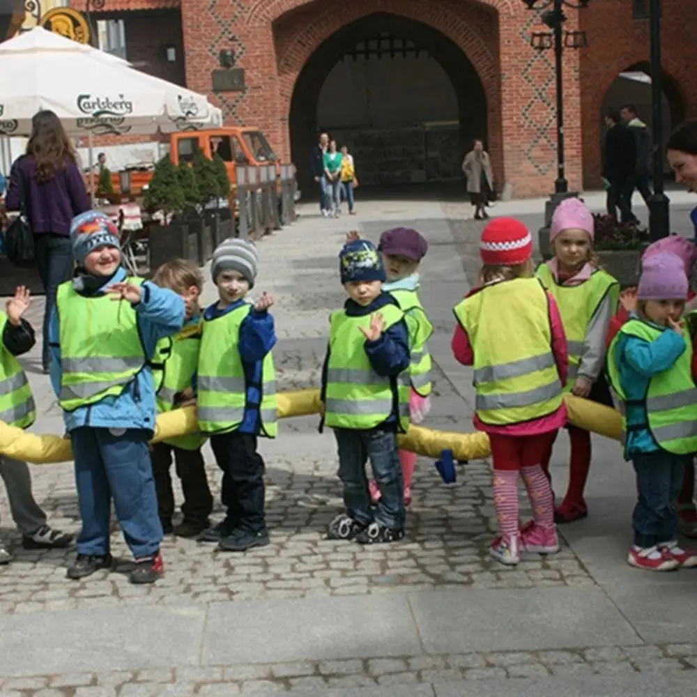 Gilet de sécurité respirant pour enfants, haute visibilité, glaçure de coulée confortable, gilet de nuit, degré de circulation de la mode