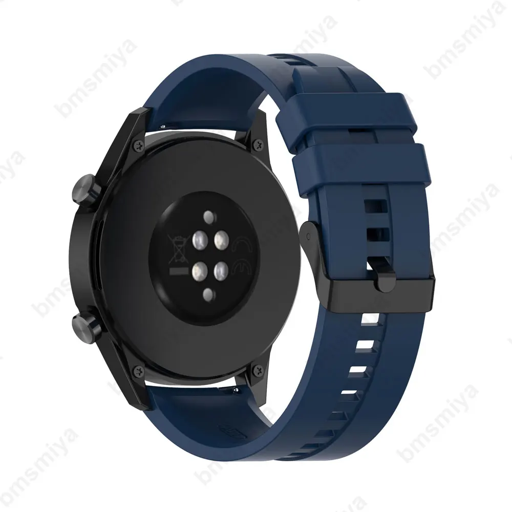 1 pçs 20mm pulseira de silicone para huawei relógio 2 gt2 gt3 42mm banda honra relógio se magicwatch2 42mm substituição pulseira cinto