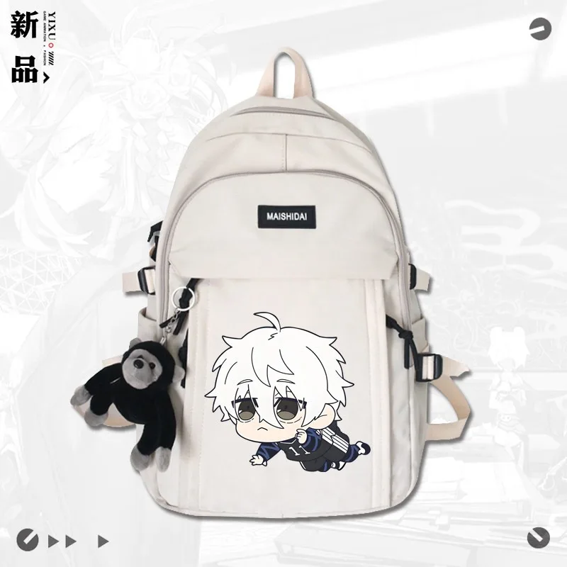 30×44×13cm Black Red White Geen, Blue Lock, Anime, Student Kids Teens School Bags, Backpacks, Girls