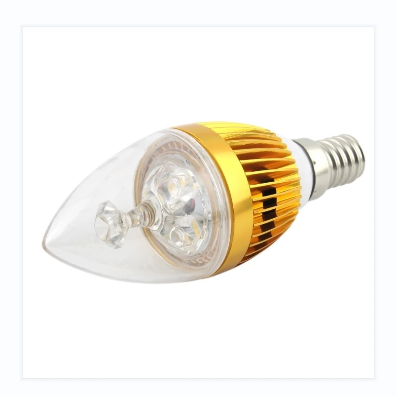 Imagem -05 - Levou Vela Lâmpada Quente Frio Branco Holofotes ac 85 V265 v Luz Dimmable Lâmpada de Ouro de Alumínio Shell 10 Peças Lote 15 12 w w w E14