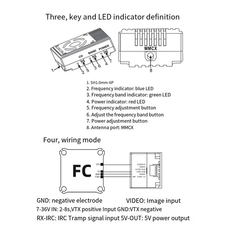T24C 5.8G 2.5W Fpv …