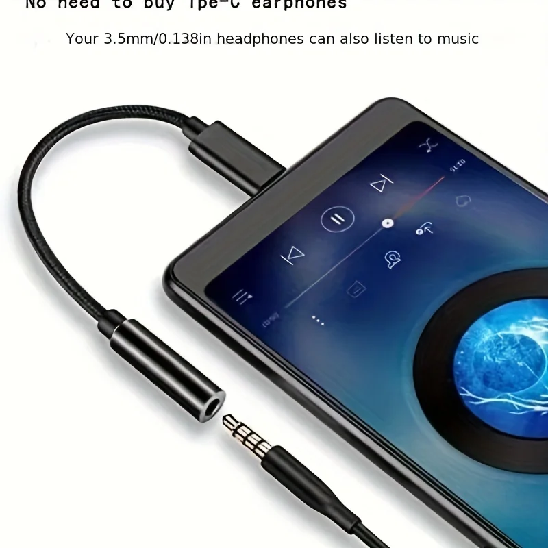 Type C to 3.5mm Headphone Adapter USB-C 3.5 Jack Audio Cable for Huawei P30 Xiaomi Samsung Oneplus Earphone Audio Adapter