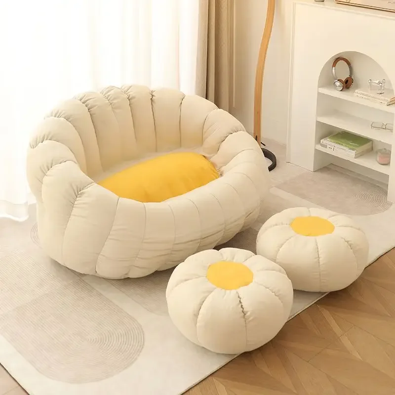 

Small Sofa Lazy Sofa Bean Bag Household Bedroom Reclining Sleeping Internet Celebrity Balcony Leisure Recliner Bedroom Tatami