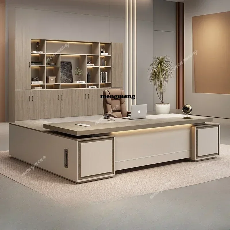 

Free shopping Storage Drawers L Shape Office Desks Designer Corner Computer Executive Manager modern Nordic Office Desks Cheap H
