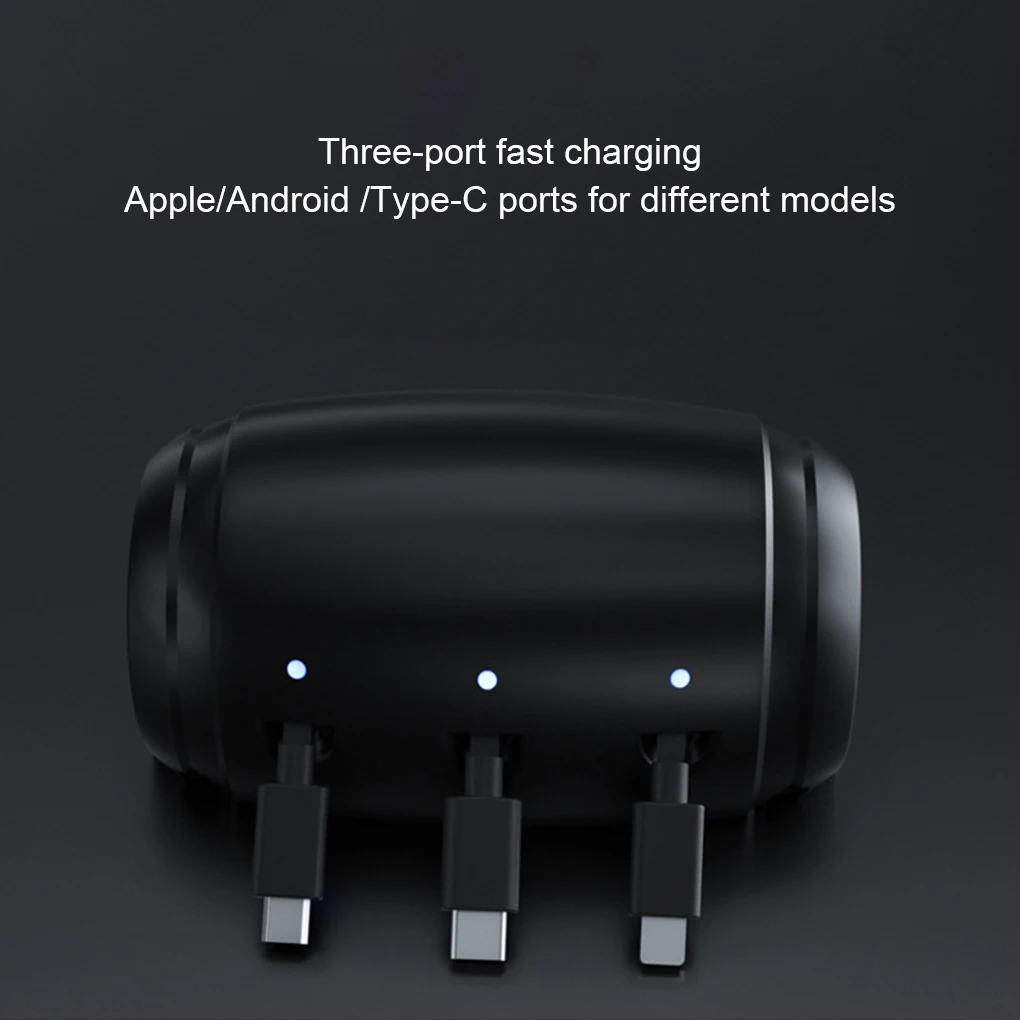 Telescopic Car Headrest Charger For Apple/Android/Type-C Devices Car Headrest Backseat Car Charging