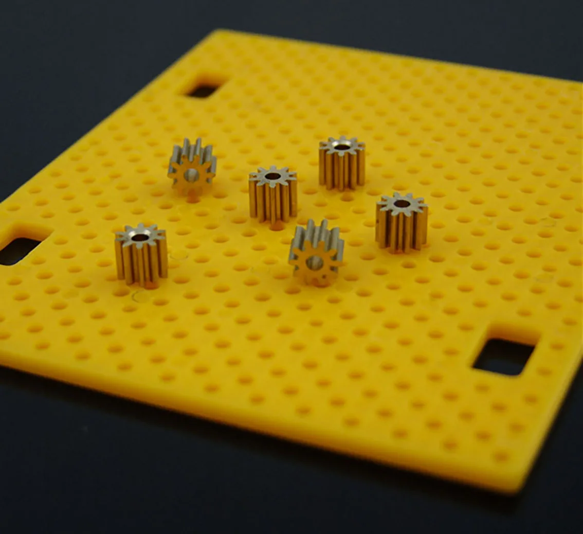 Modulus 0.3/0.4/0.5 Copper Gear Metal Gear Main Shaft Gear DIY Model Motor Small Parts 71A/71B/81A/82A/81A-165A